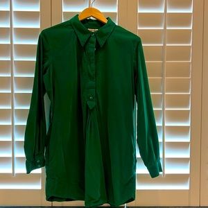 Kelly green corduroy tunic. Nice for Christmas and St. Patrick’s Day